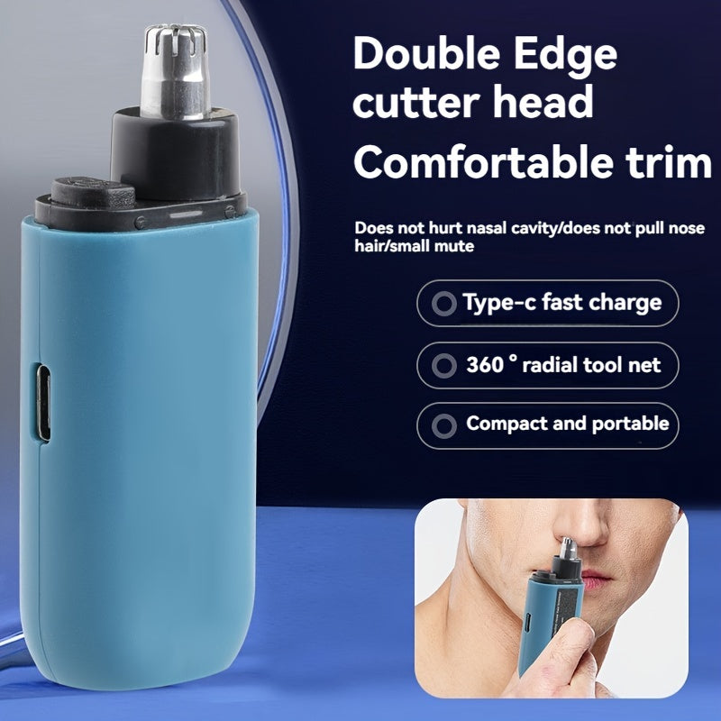 Recortador de cabello de nariz portátil recargable para hombres y mujeres