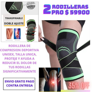 RODILLERA™ DE COMPRESION DEPORTIVA