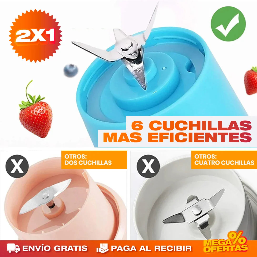 PROMO 2X1 LICUADORA PORTÁTIL