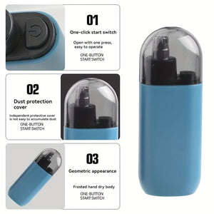 Recortador de cabello de nariz portátil recargable para hombres y mujeres