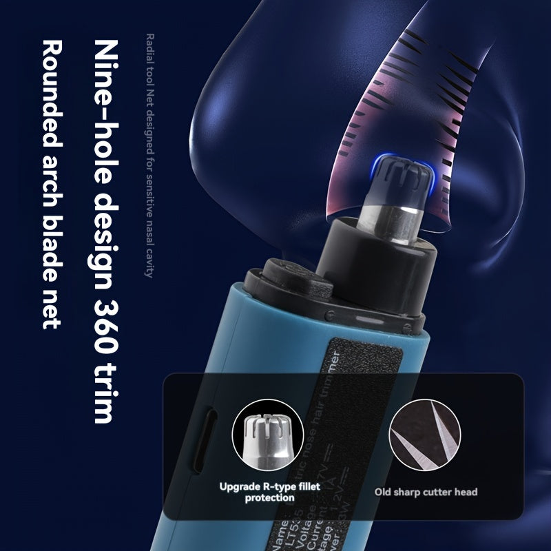 Recortador de cabello de nariz portátil recargable para hombres y mujeres