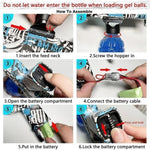 Pistola De Bolas De Gel Automática m416 Orbis Hidrogel